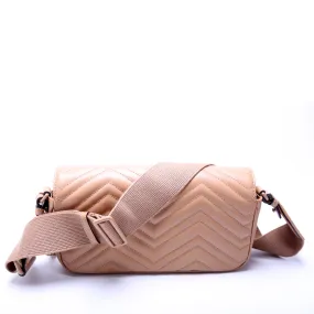 734814 Marmont Monochrome Shoulder Tan
