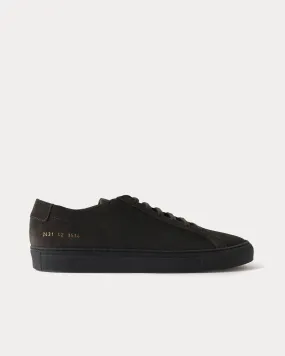 Achilles Suede Charcoal Grey Low Top Sneakers