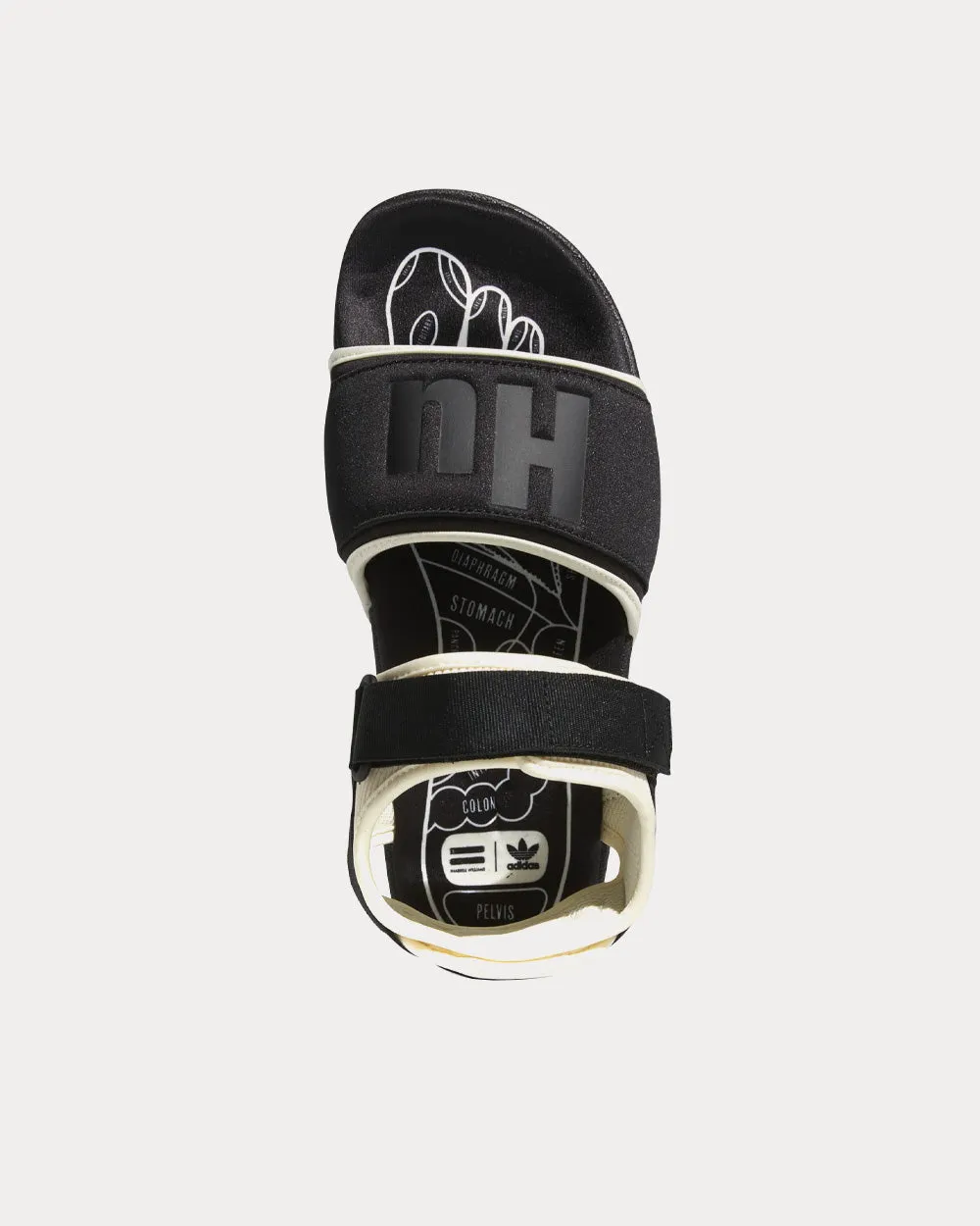Adilette 2.0 Core Black / Off-White Slip Ons