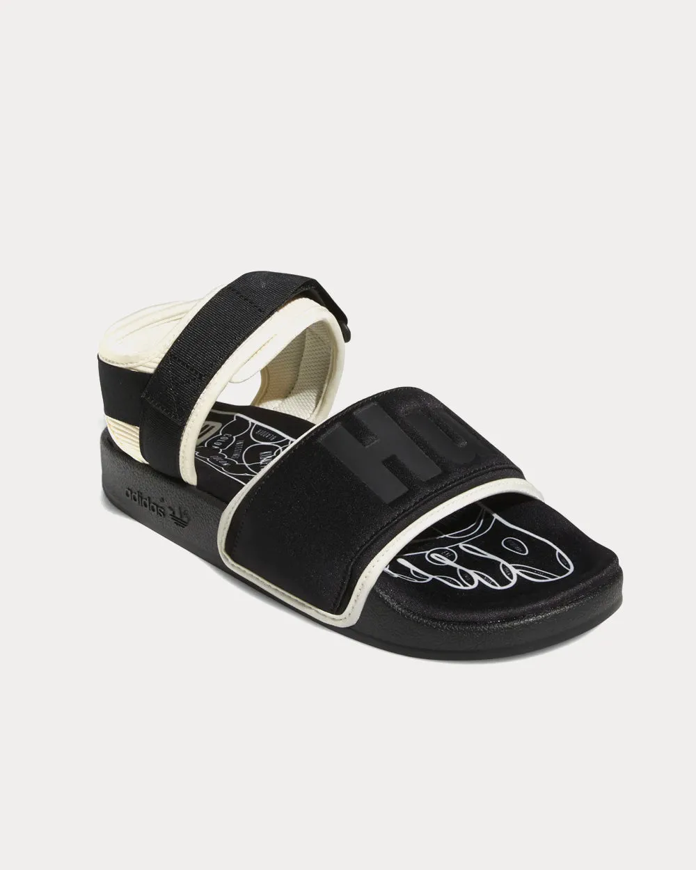 Adilette 2.0 Core Black / Off-White Slip Ons