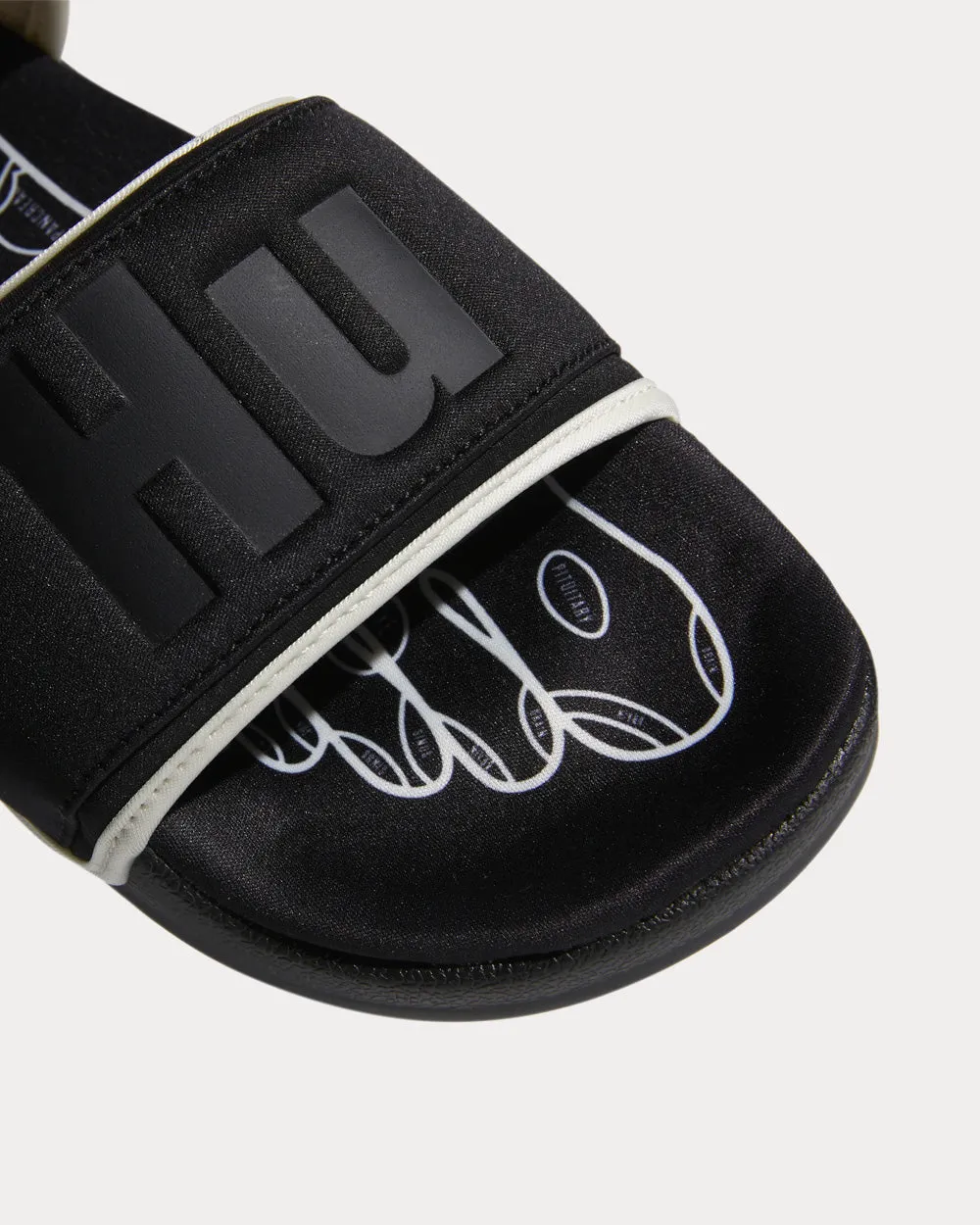 Adilette 2.0 Core Black / Off-White Slip Ons