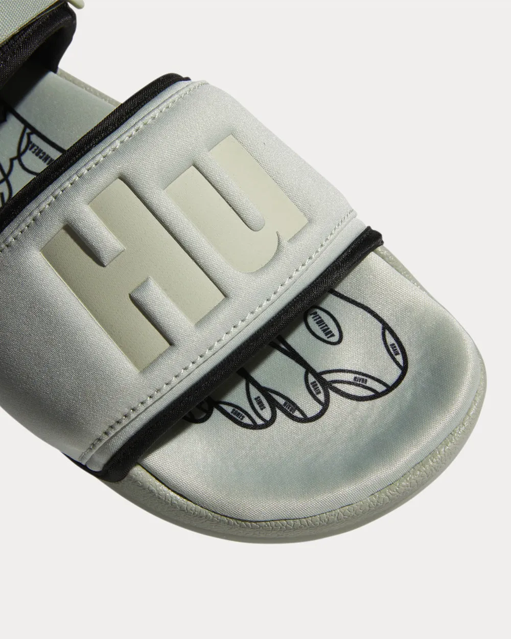 Adilette 2.0 Halo Green / Core Black Slip Ons