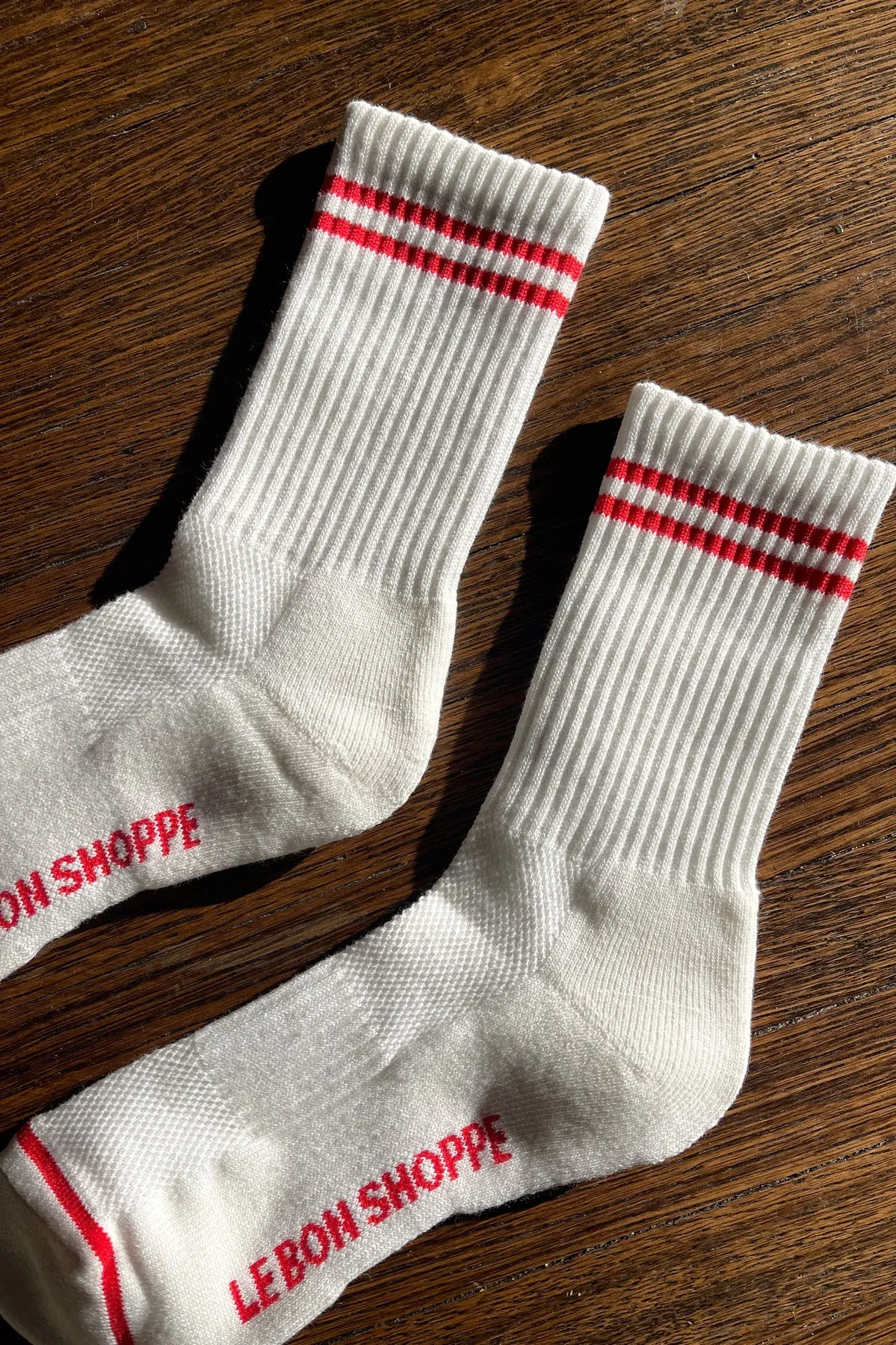 Boyfriend Socks - Clean White
