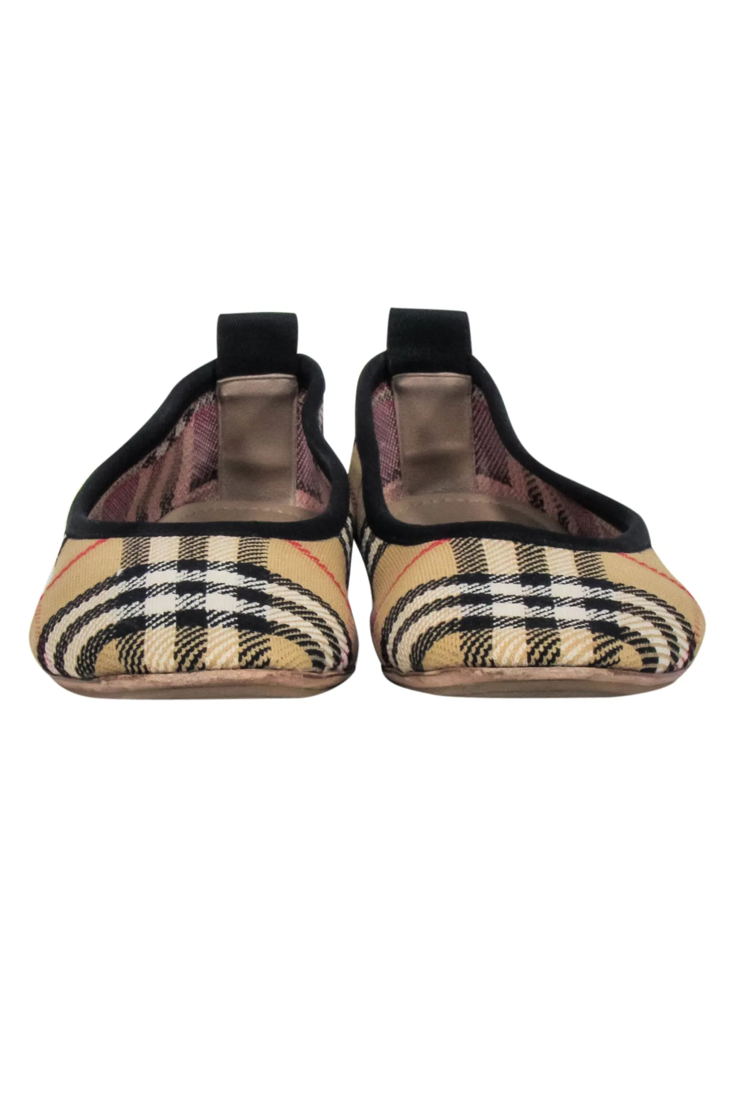 Burberry - Beige Signature Plaid Flat Shoes Sz 7.5
