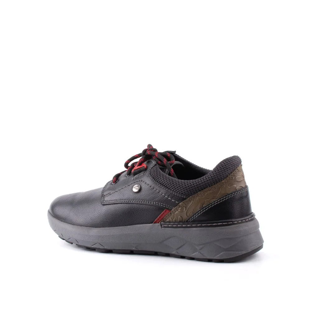 camel active Easy Basic Lace Up Shoes Men Black NESTA 852403-AM2SV-1 BLACK