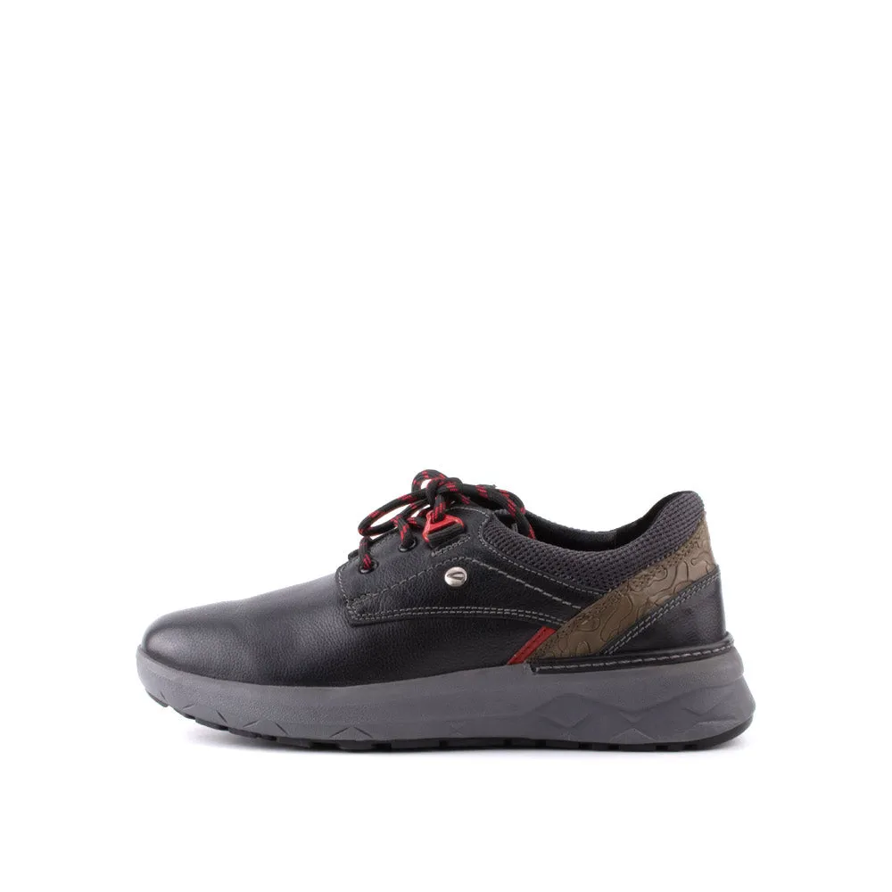 camel active Easy Basic Lace Up Shoes Men Black NESTA 852403-AM2SV-1 BLACK