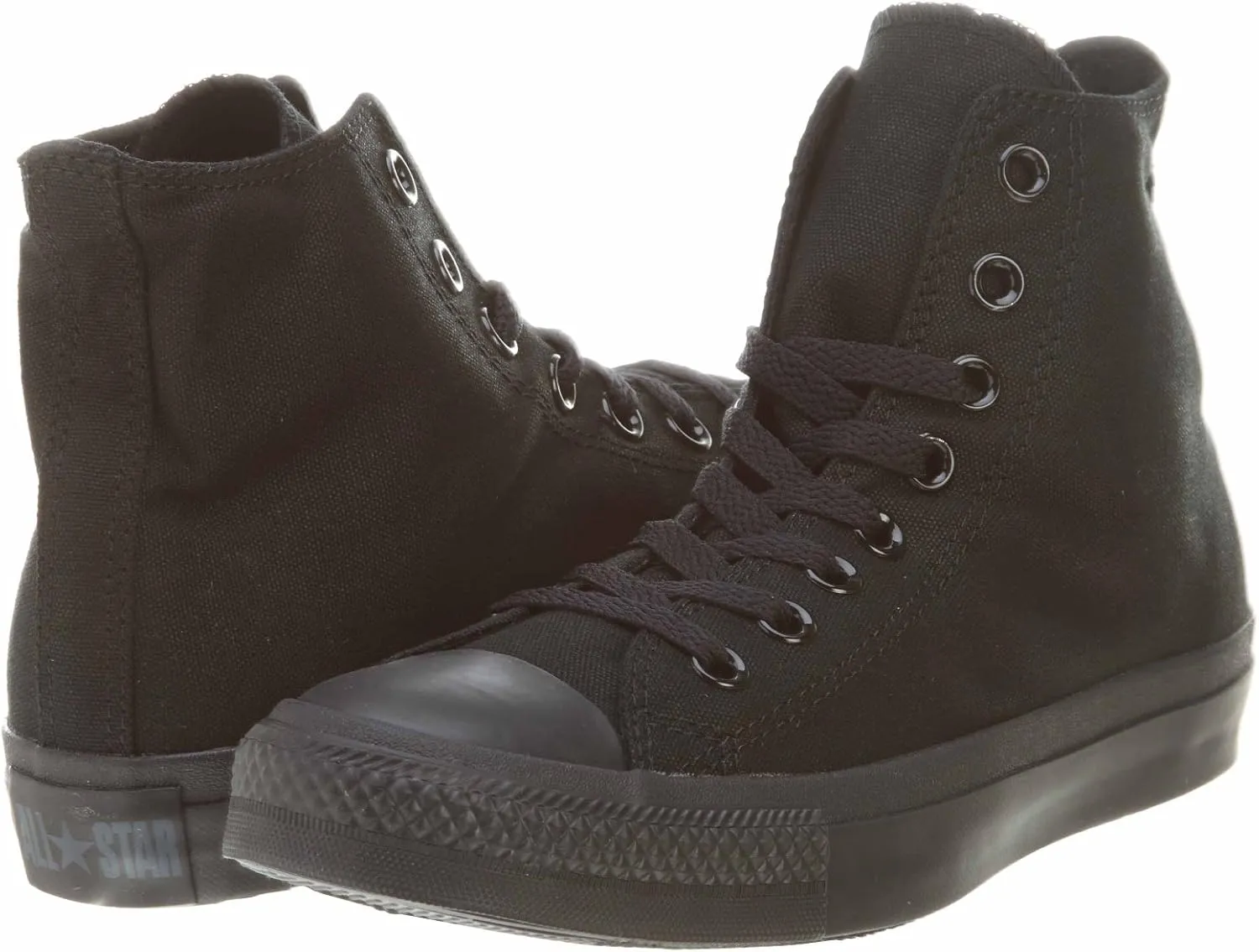 Converse Unisex Chuck Taylor All Star High Top Sneakers Optical White (15 B(M) US Women / 13 D(M) US Men, Black Monochrome)