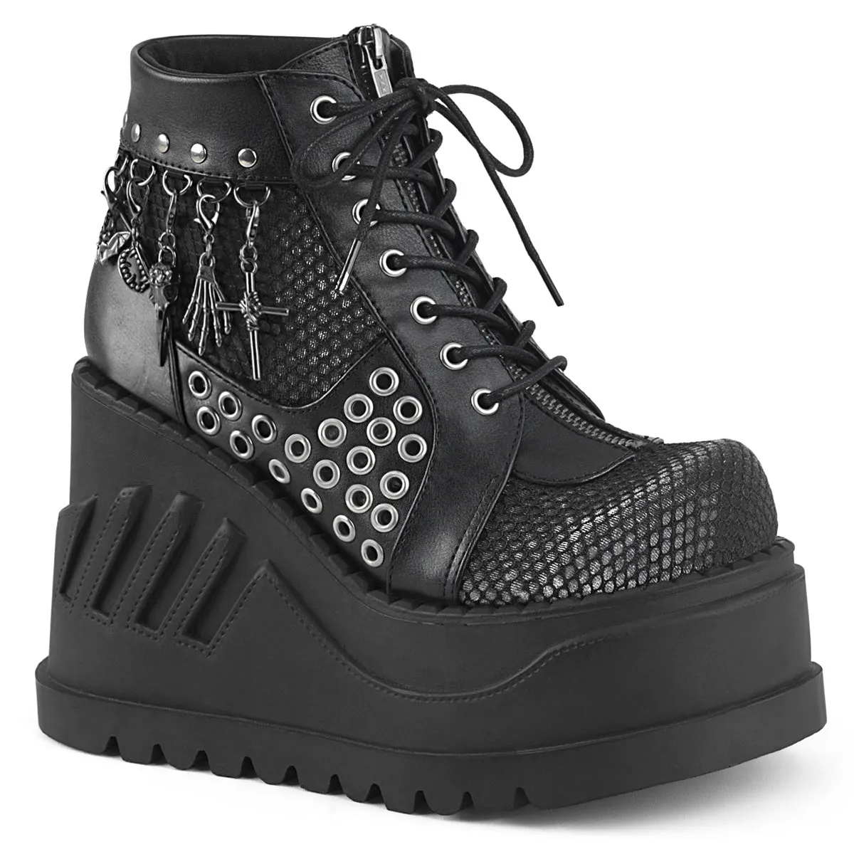 DemoniaCult Stomp 18 Womens Platform Ankle Length Boots