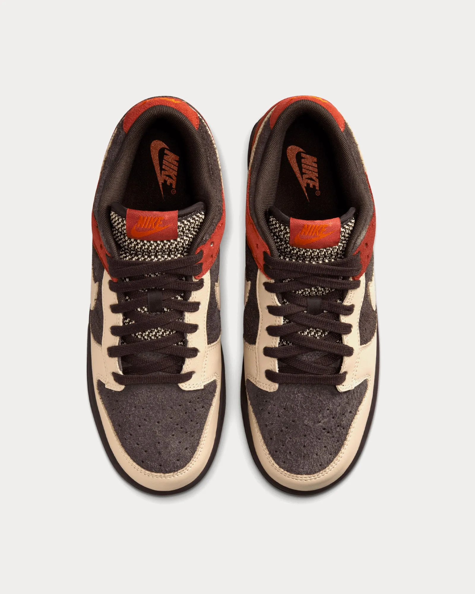 Dunk Low 'Red Panda' Velvet Brown / Sand Drift Low Top Sneakers