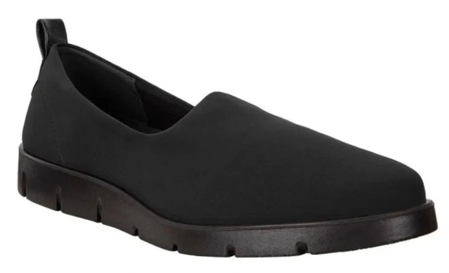 ECCO Bella Black Textile Slip On Shoe