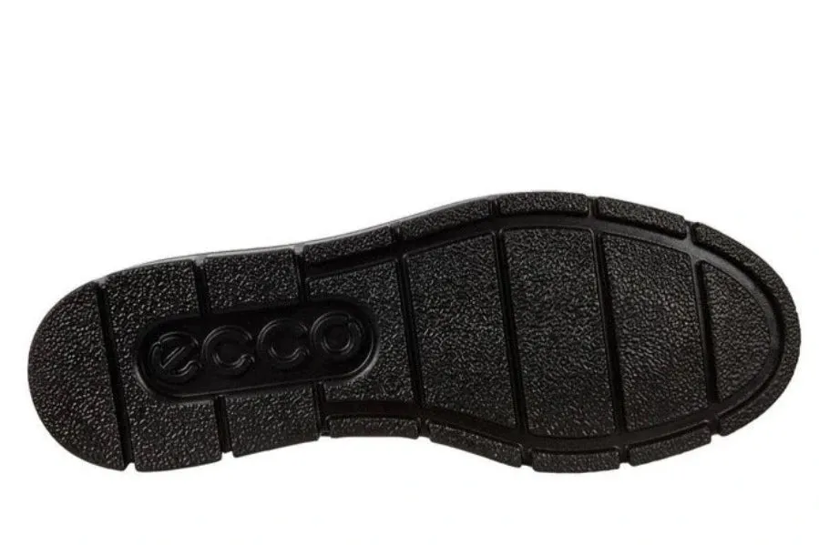 ECCO Bella Black Textile Slip On Shoe