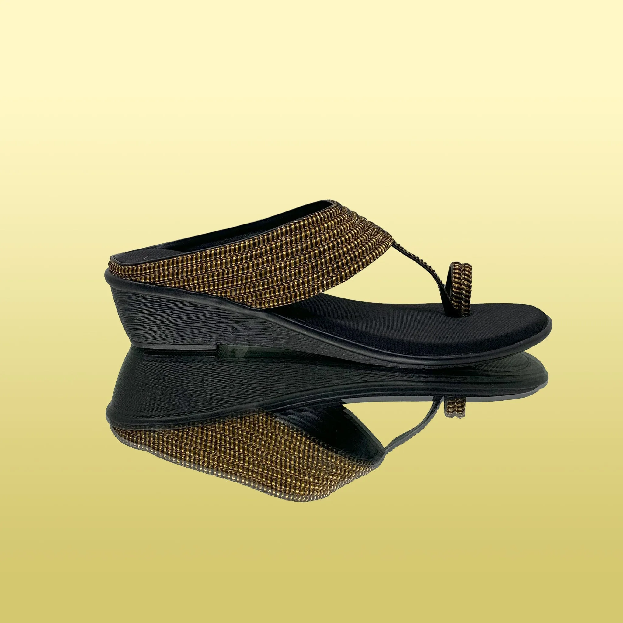 Ethnic Wedge Sandals