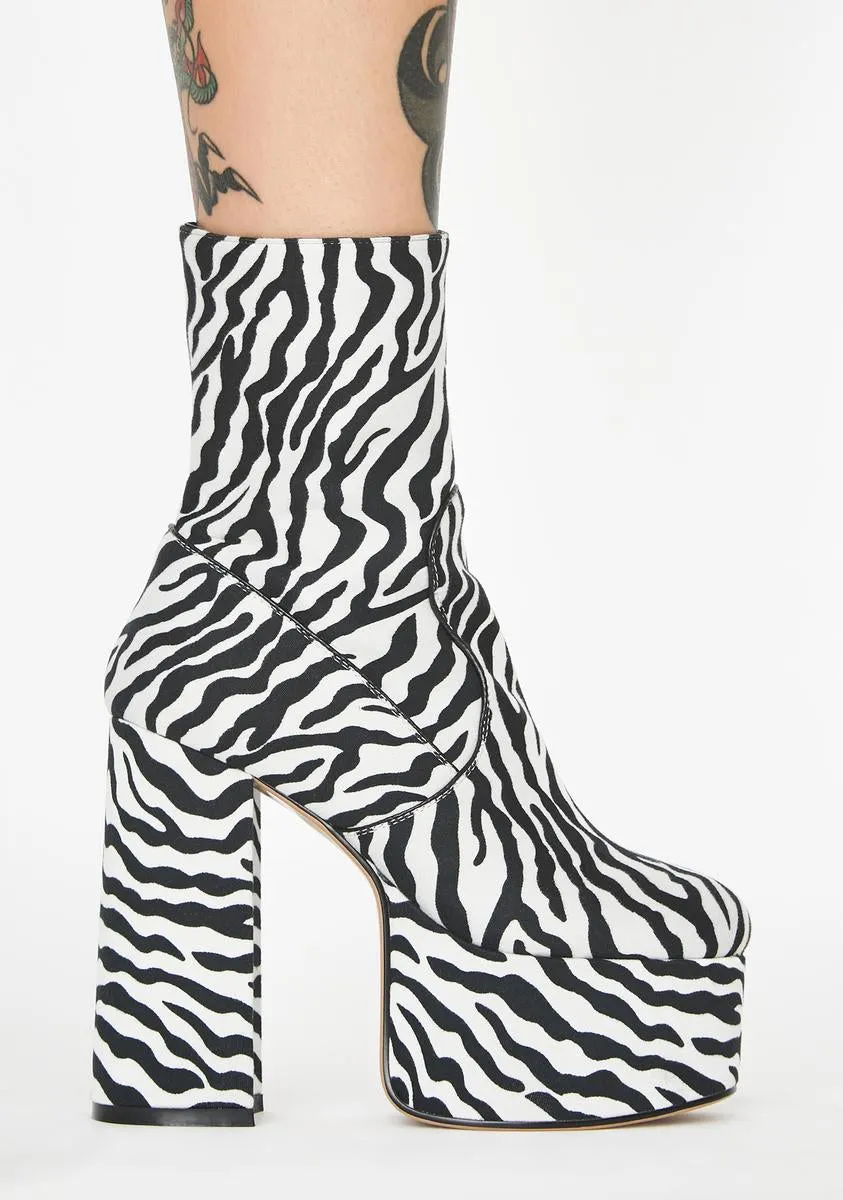 Fierce Wild Nature Platform Heels