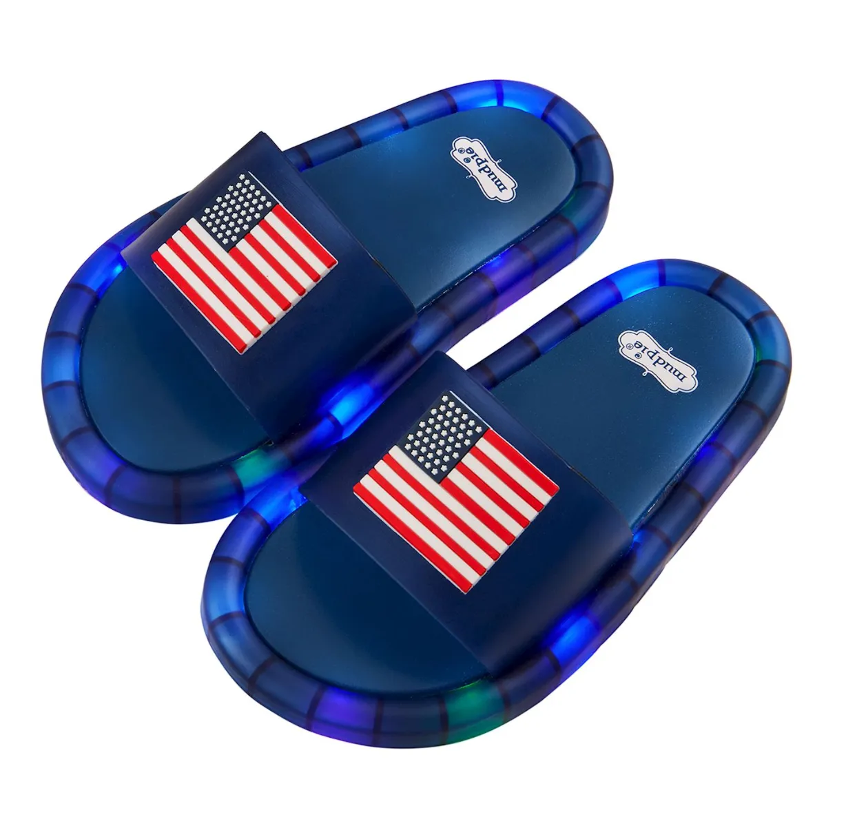 Flag Light-Up Sandals