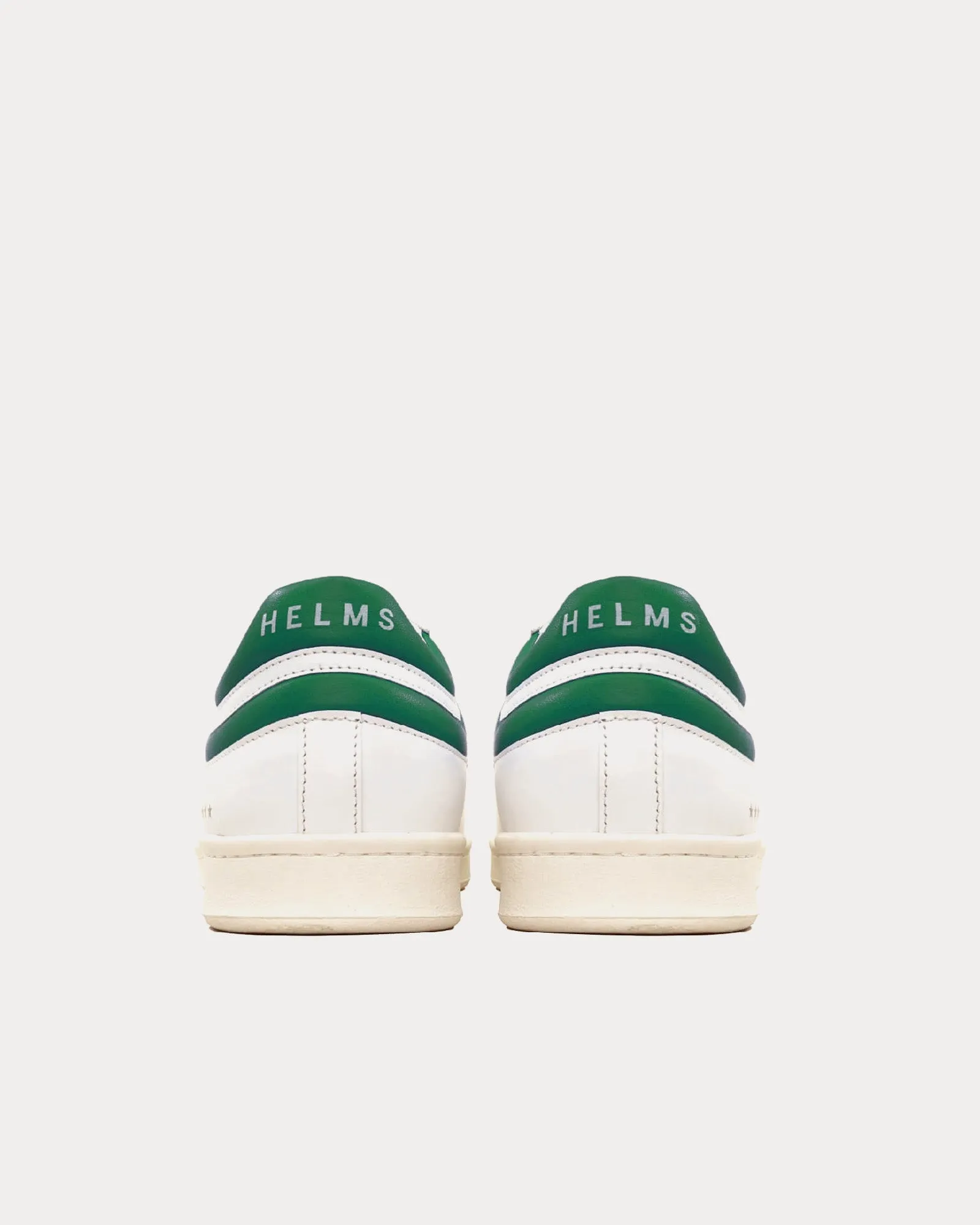 Flying Ace Leather White / Green Low Top Sneakers