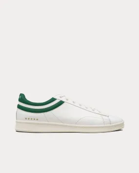 Flying Ace Leather White / Green Low Top Sneakers
