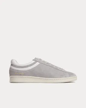 Flying Ace Suede Grey / White Low Top Sneakers