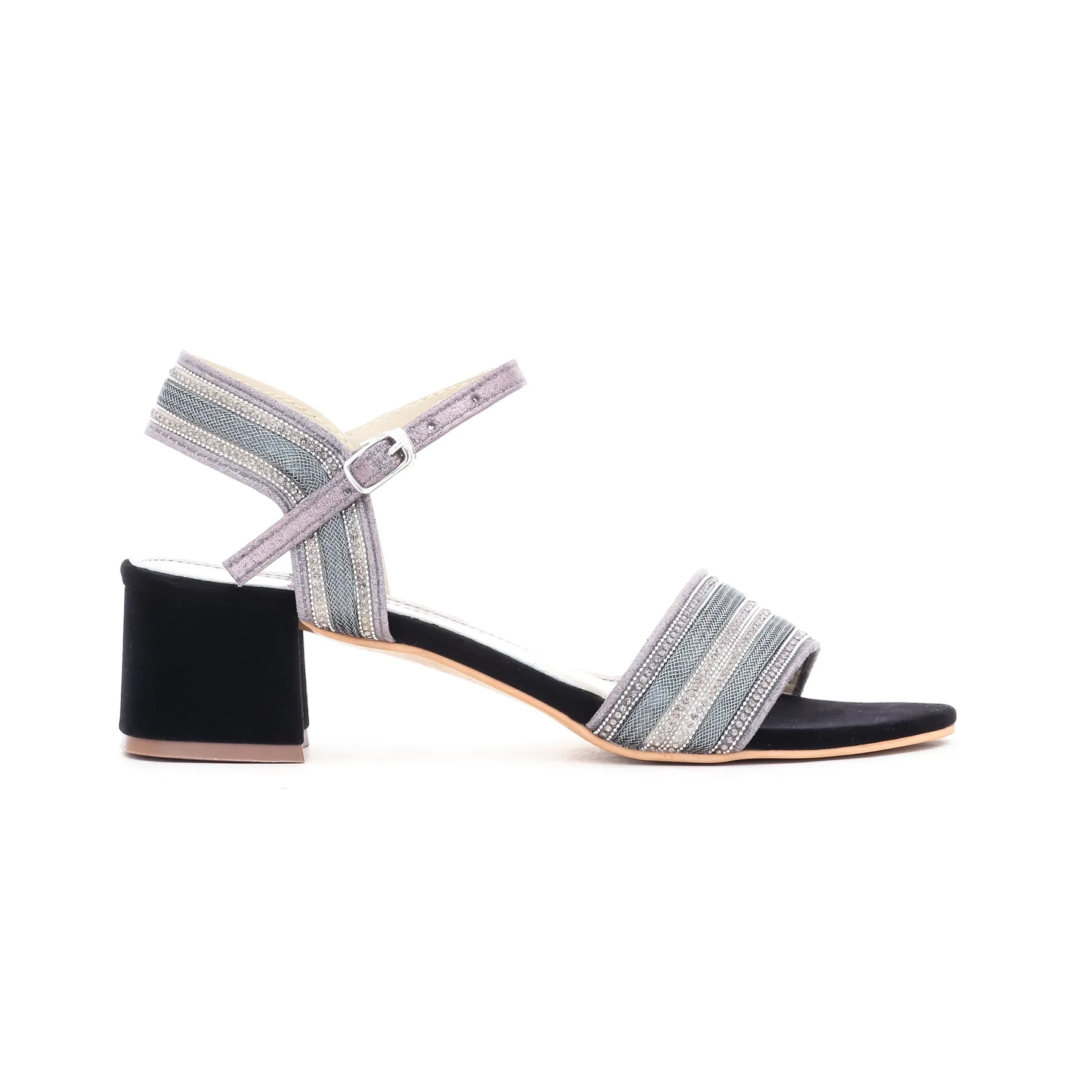 Grey Fancy Sandal FN5314
