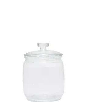 Juventus Borosilicate Small Canister - Clear