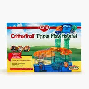 Kaytee® CritterTrail® Triple Habitat for Small Animal Multicolor 17.25 X 11.5 X 19.25 Inch