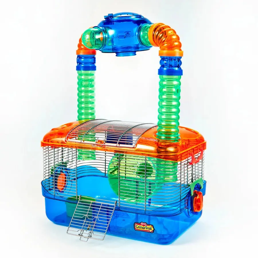Kaytee® CritterTrail® Triple Habitat for Small Animal Multicolor 17.25 X 11.5 X 19.25 Inch