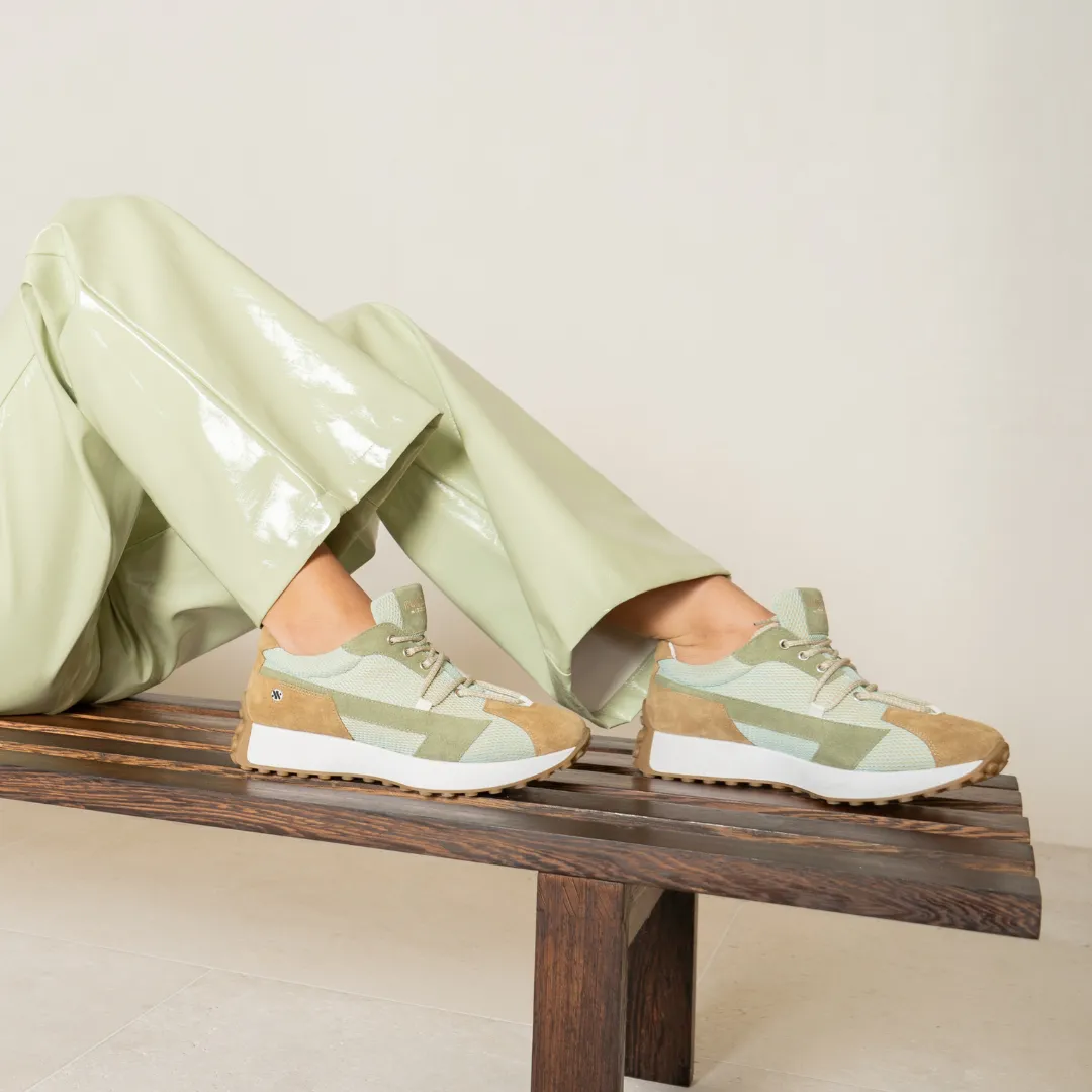 LUNA platform sneaker - Mint