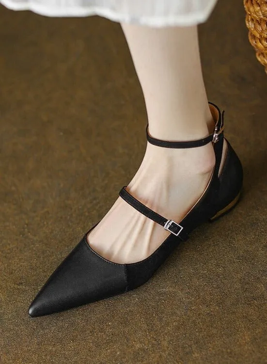 Mary Jane Ankle Strap Flat