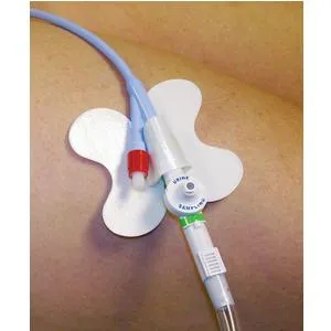 MC Johnson 54456 Cath-Secure Plus Tube Holder, 2(1/2) inch, Butterfly Base, One tube holder