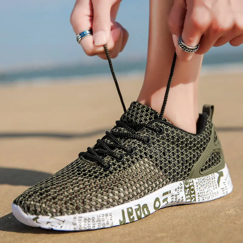 Men Outdoor Breathable Mesh Shoes Beach Water Sandals