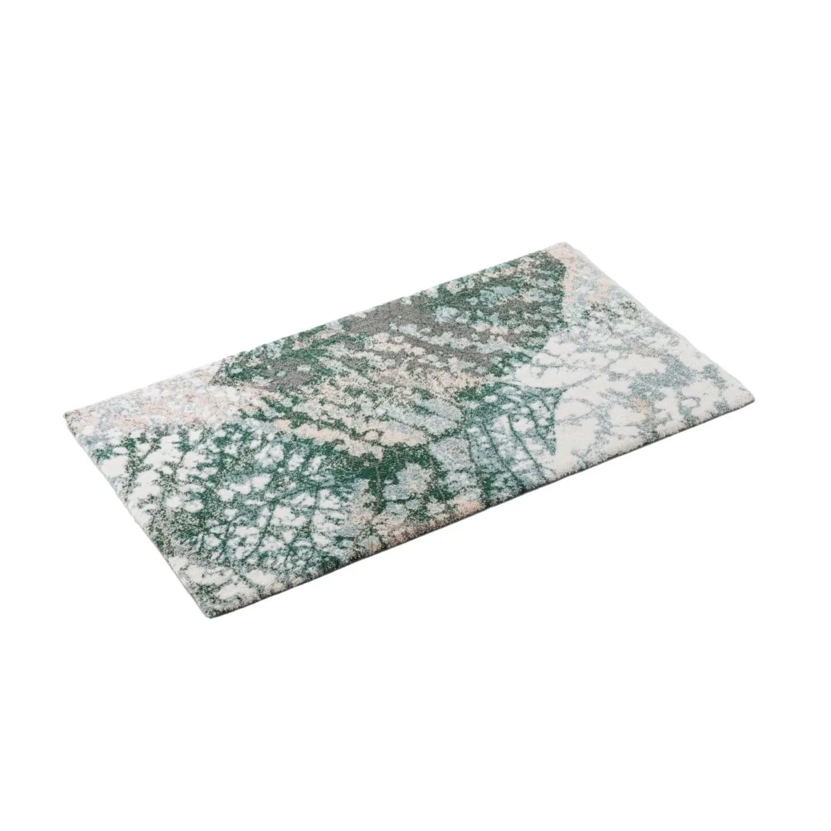 Monoke 27x47 Aqua 210 Bath Rug by Abyss