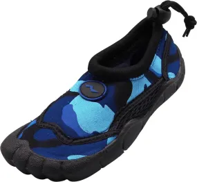 NORTY Boys 11-4 Blue/Black Camo Watershoe 38883