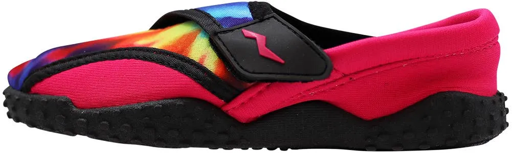 NORTY Tod Girl 5-10 Fuchsia Tie Dye Watershoe 38958