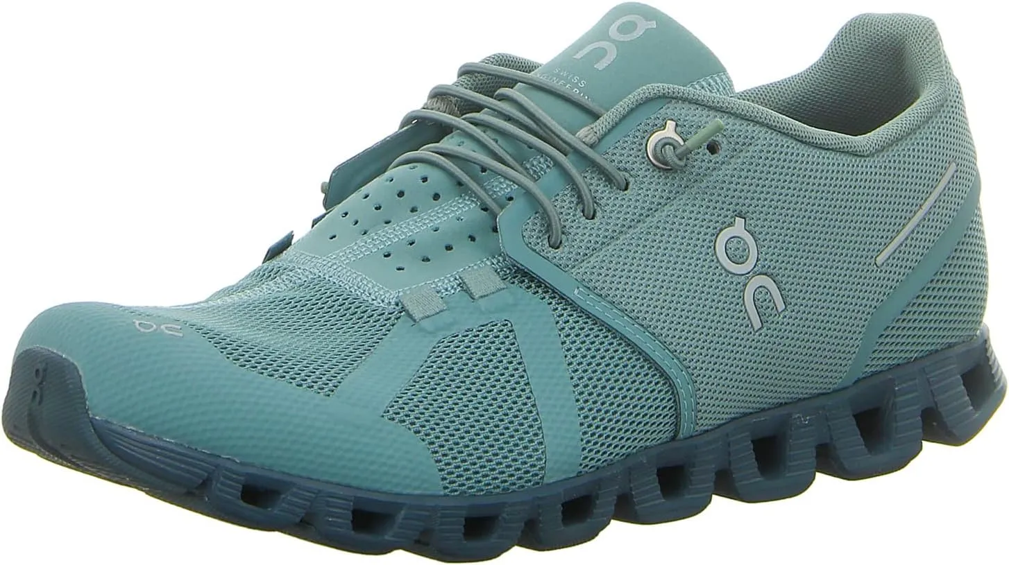 On Running Mens Cloud Monochrome Textile Synthetic Sea Trainers 10 US
