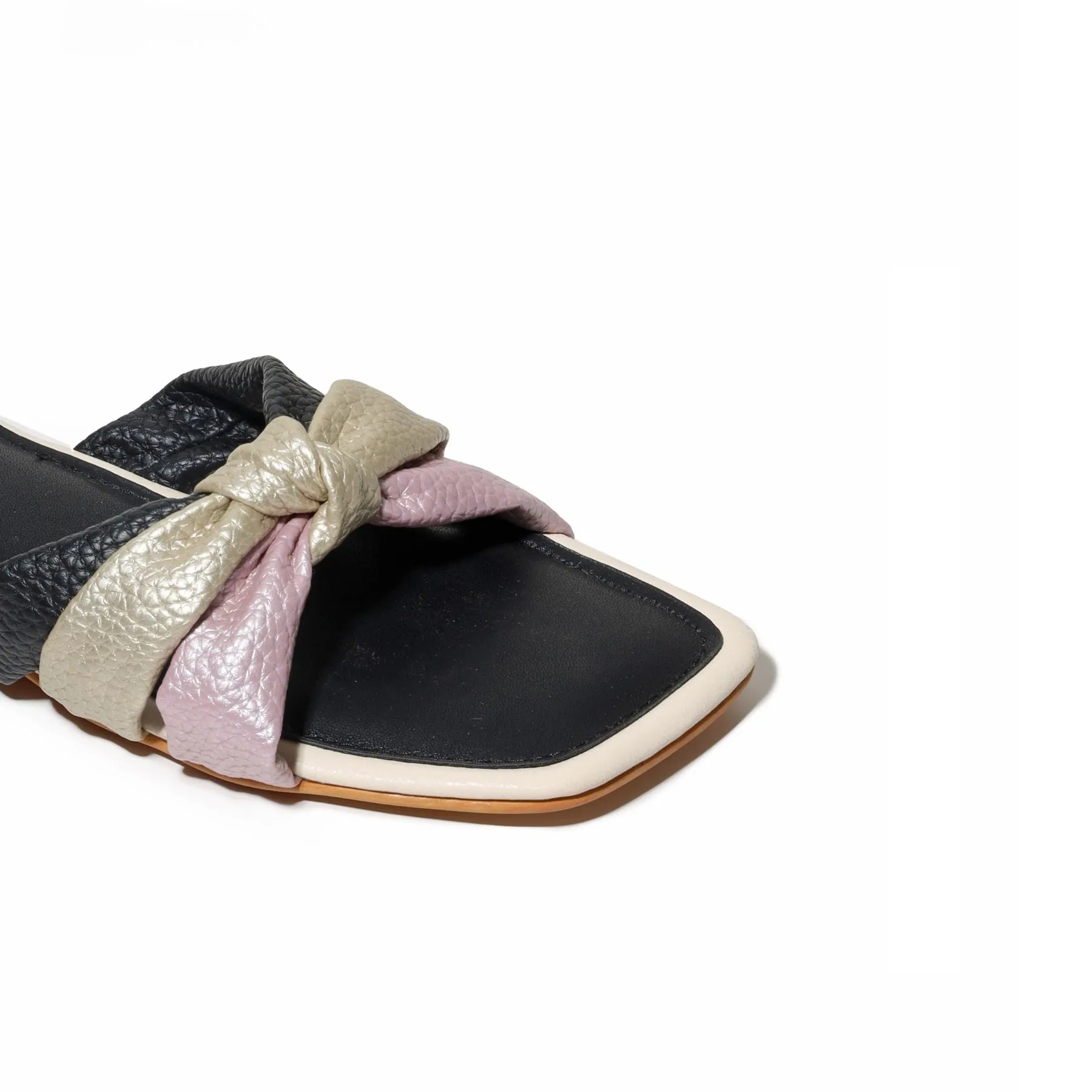 Patmos Black Flats