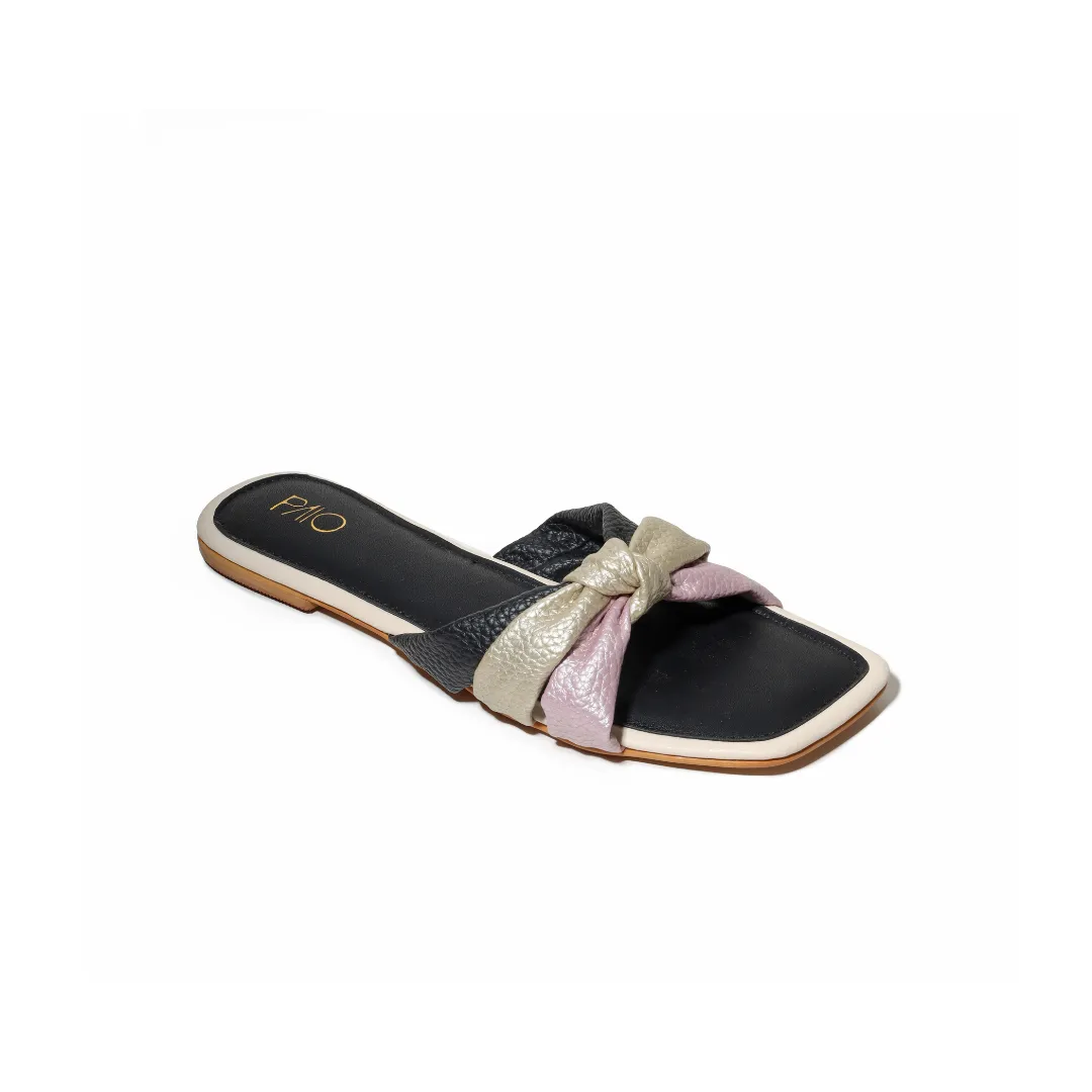 Patmos Black Flats