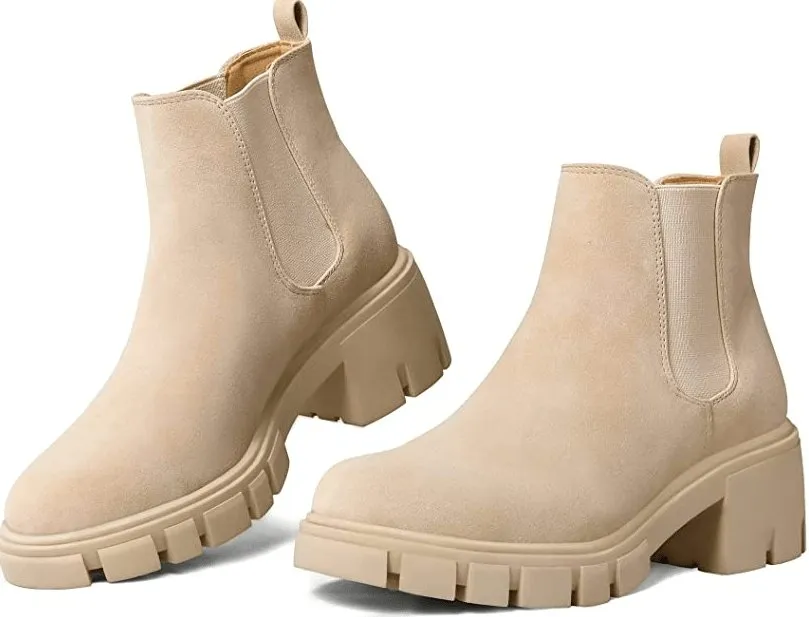 Priscilla Block Chelsea Booties