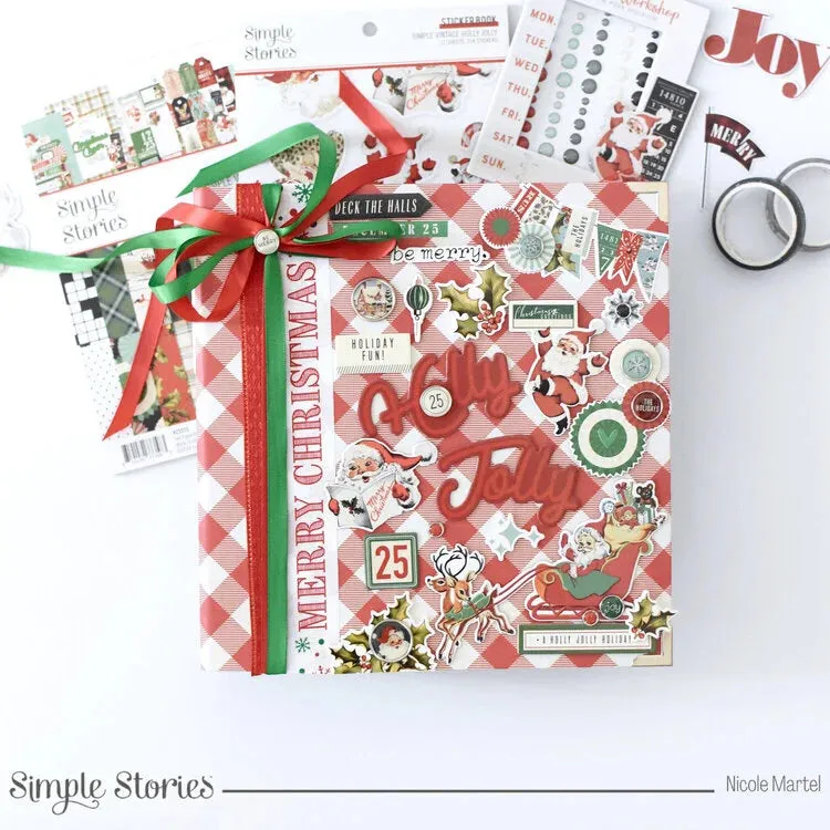 Simple Stories | Simple Vintage Holly Jolly - Rub-Ons