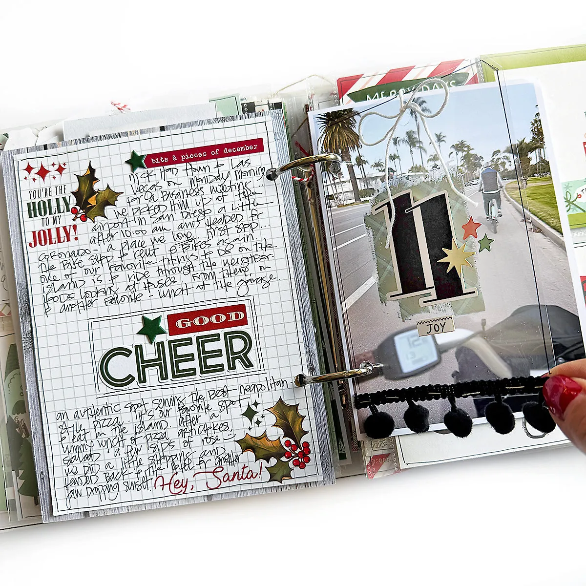 Simple Stories | Simple Vintage Holly Jolly - Rub-Ons
