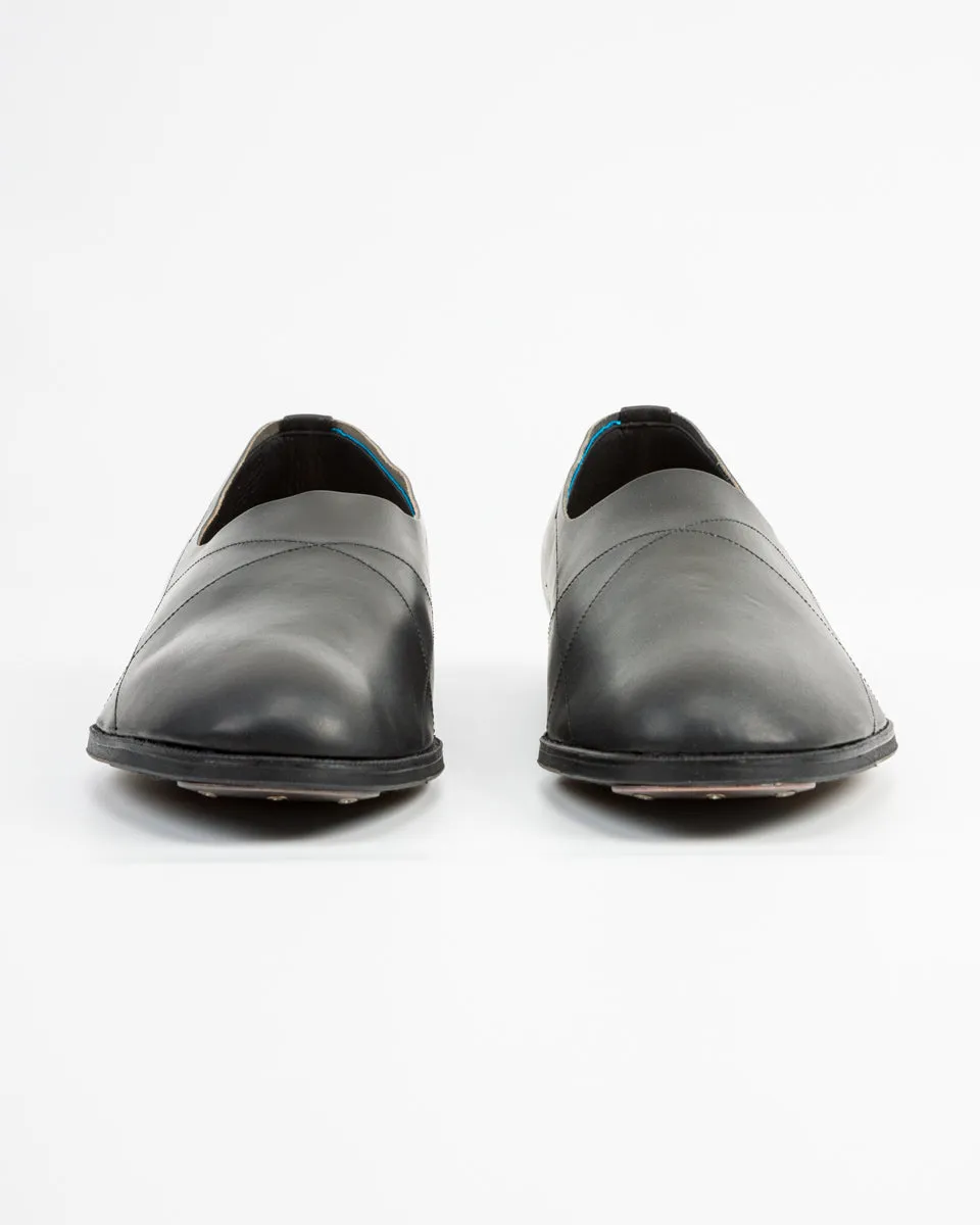 Spider Slip-Ons - Black Guidi Calf