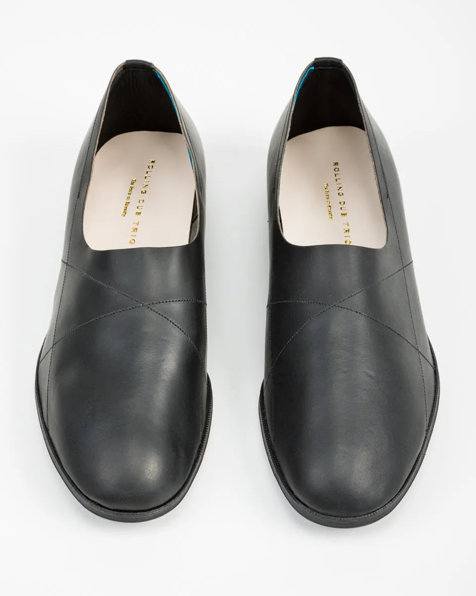 Spider Slip-Ons - Black Guidi Calf