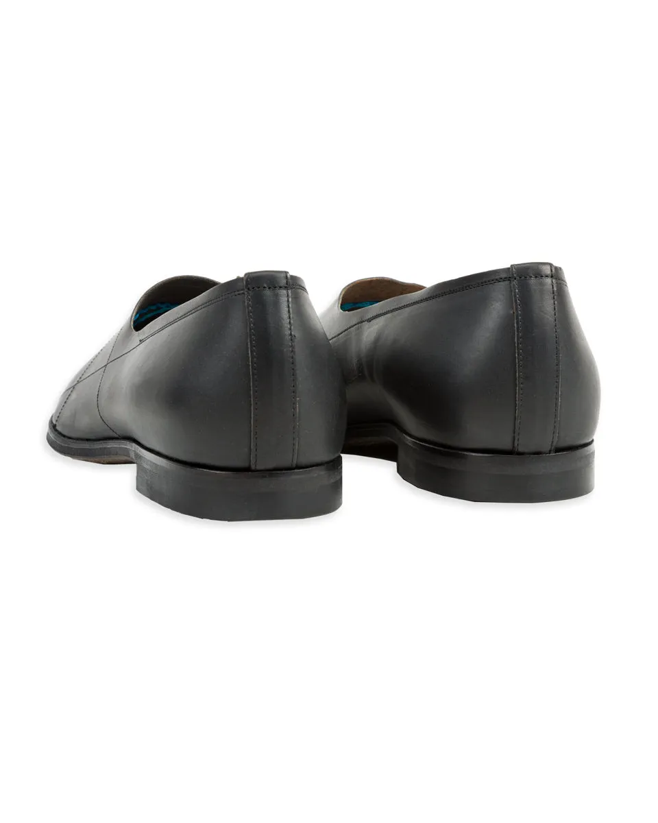 Spider Slip-Ons - Black Guidi Calf