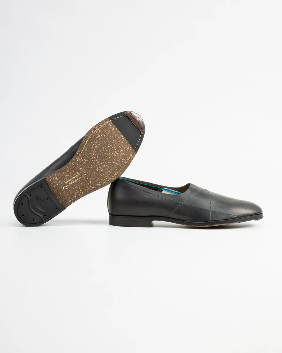 Spider Slip-Ons - Black Guidi Calf