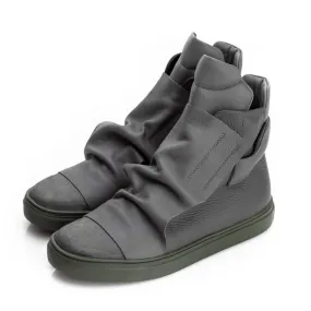 Urban Rhapsodie Grey Sneakers - khaki sole