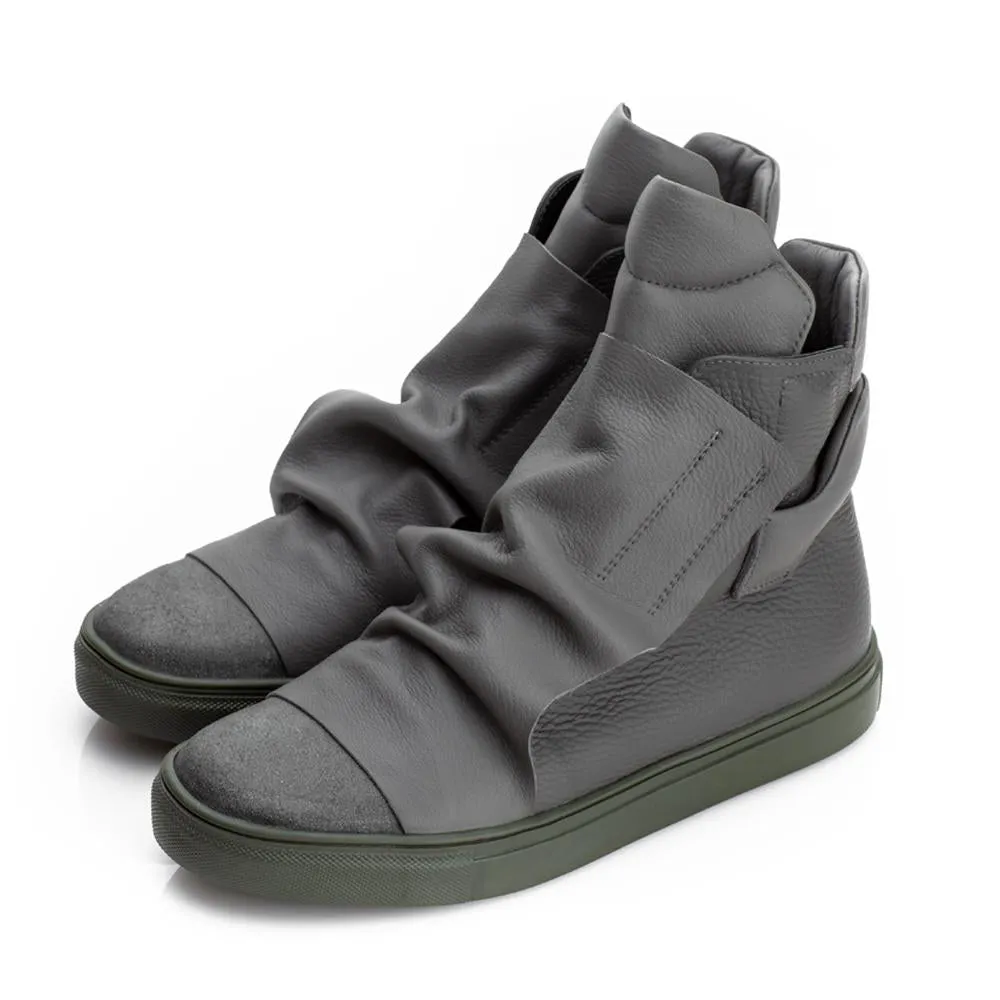Urban Rhapsodie Grey Sneakers - khaki sole