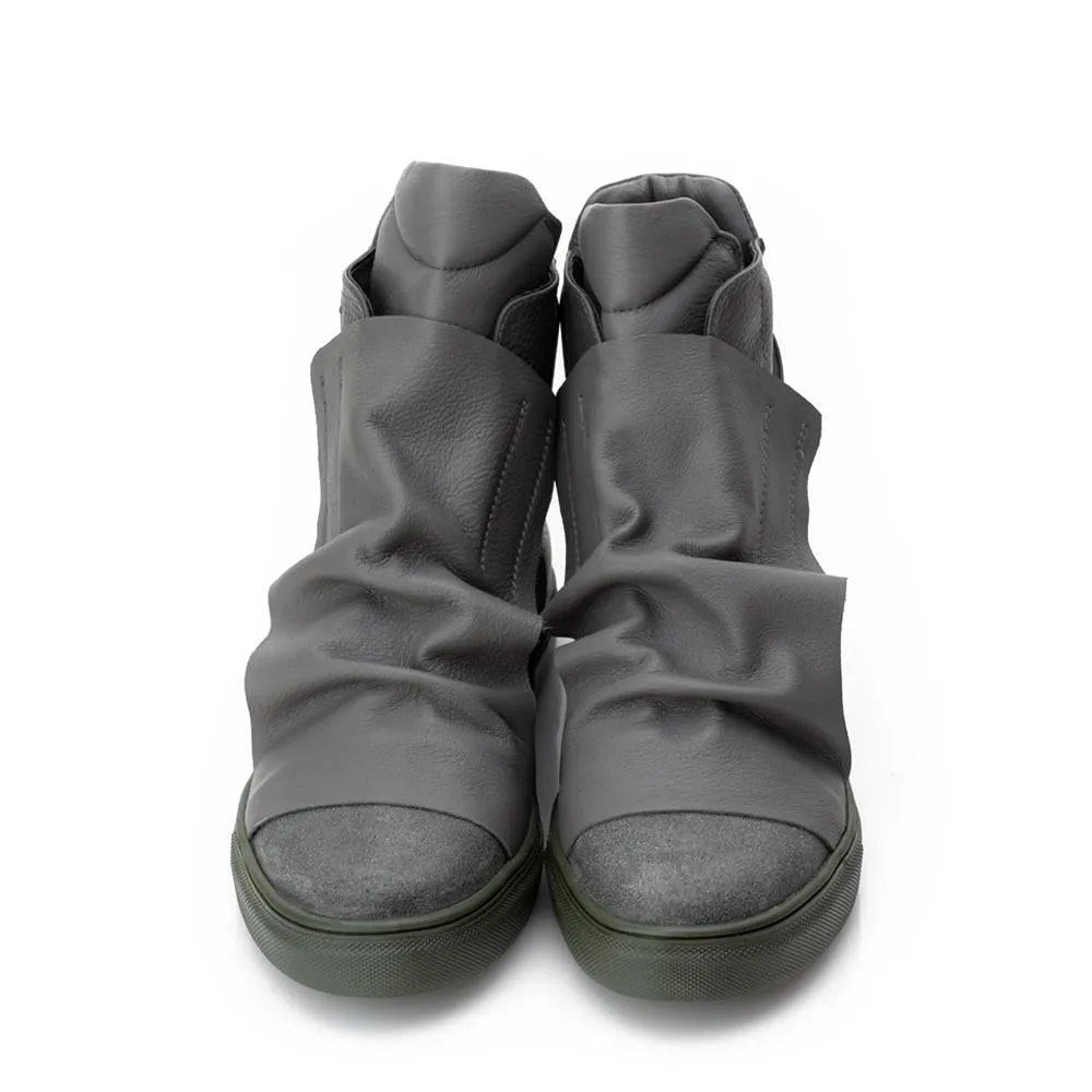 Urban Rhapsodie Grey Sneakers - khaki sole