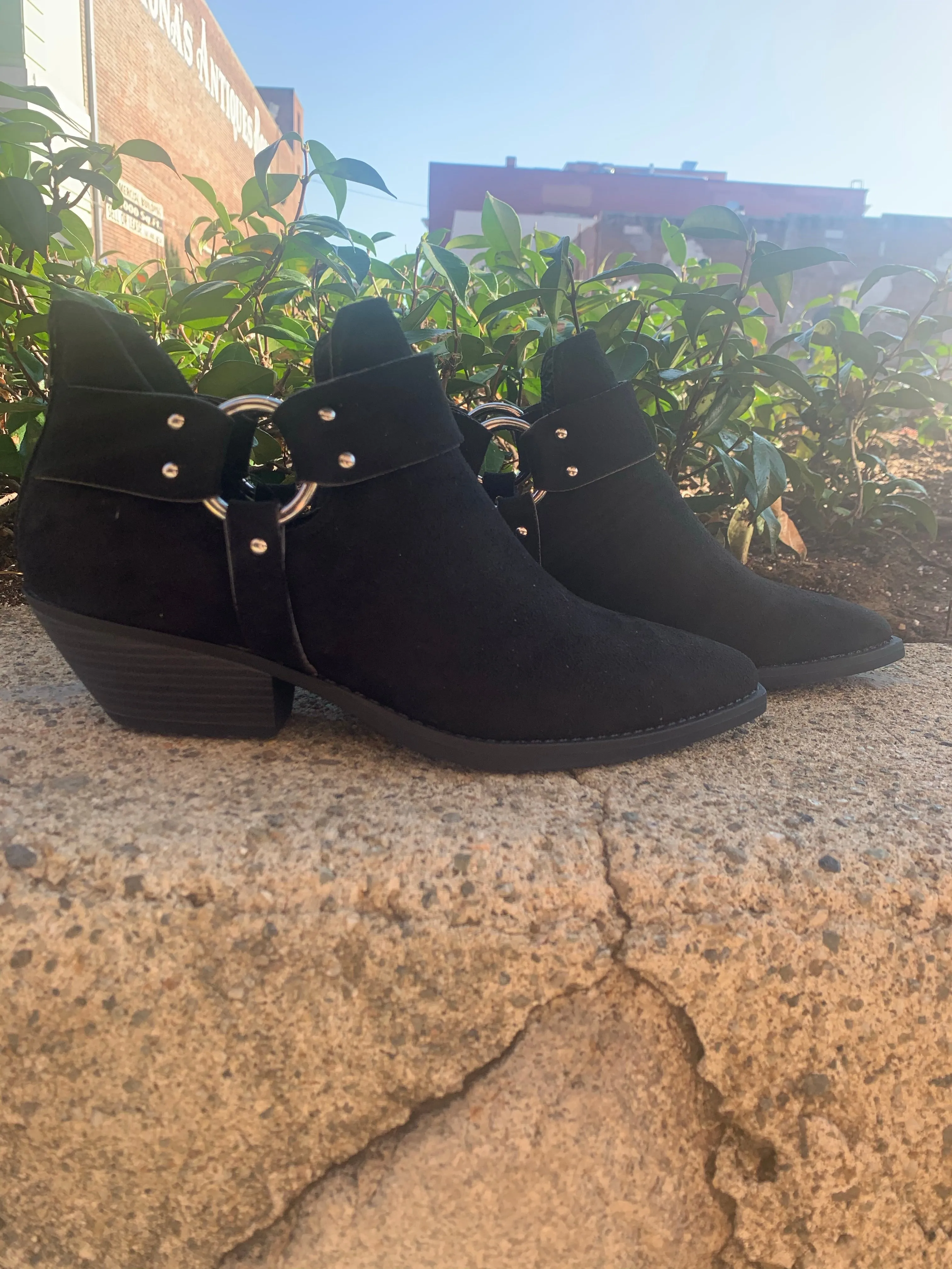 Venus Black Booties