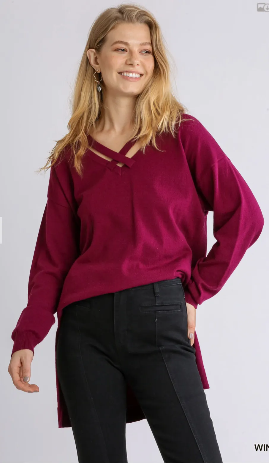 Warm Wine Sweater