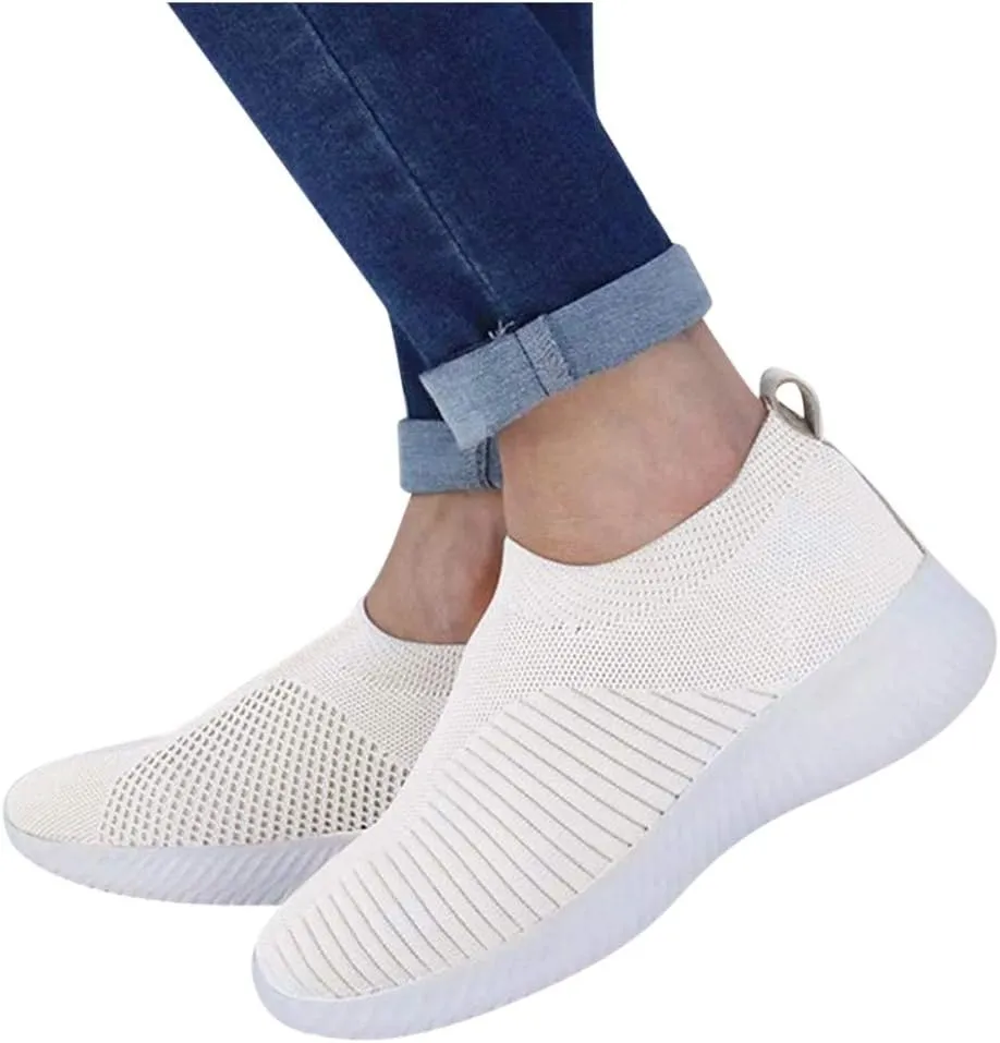 Women Running Shoes Lightweight Tennis Shoes Non Slip Slip On Shoes Women Cute Men Shoes Casual Brown Sneakers Black Tennis Shoe Trainers Shoe