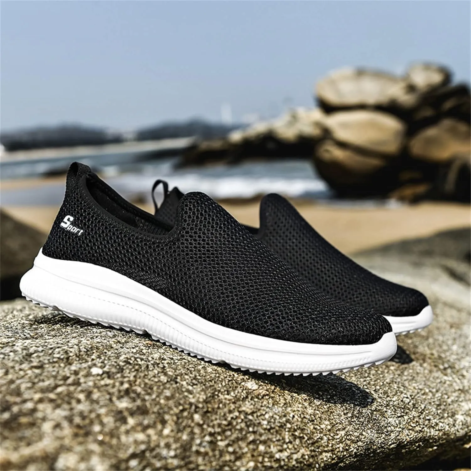 Women's Slip on Walking Shoes Tennis Lightweight Gym Running Shoes for Women Food Service Women's Shoes Casual High Top Sneakers White Tennis Shoe Loafers Shoe