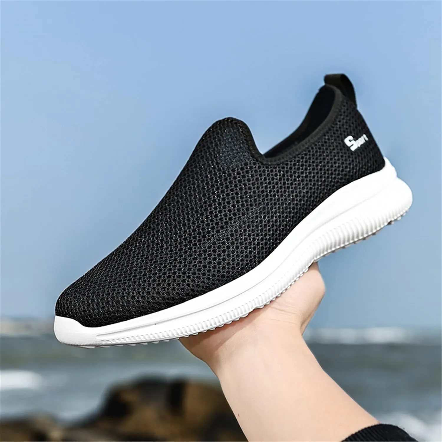 Women's Slip on Walking Shoes Tennis Lightweight Gym Running Shoes for Women Food Service Women's Shoes Casual High Top Sneakers White Tennis Shoe Loafers Shoe